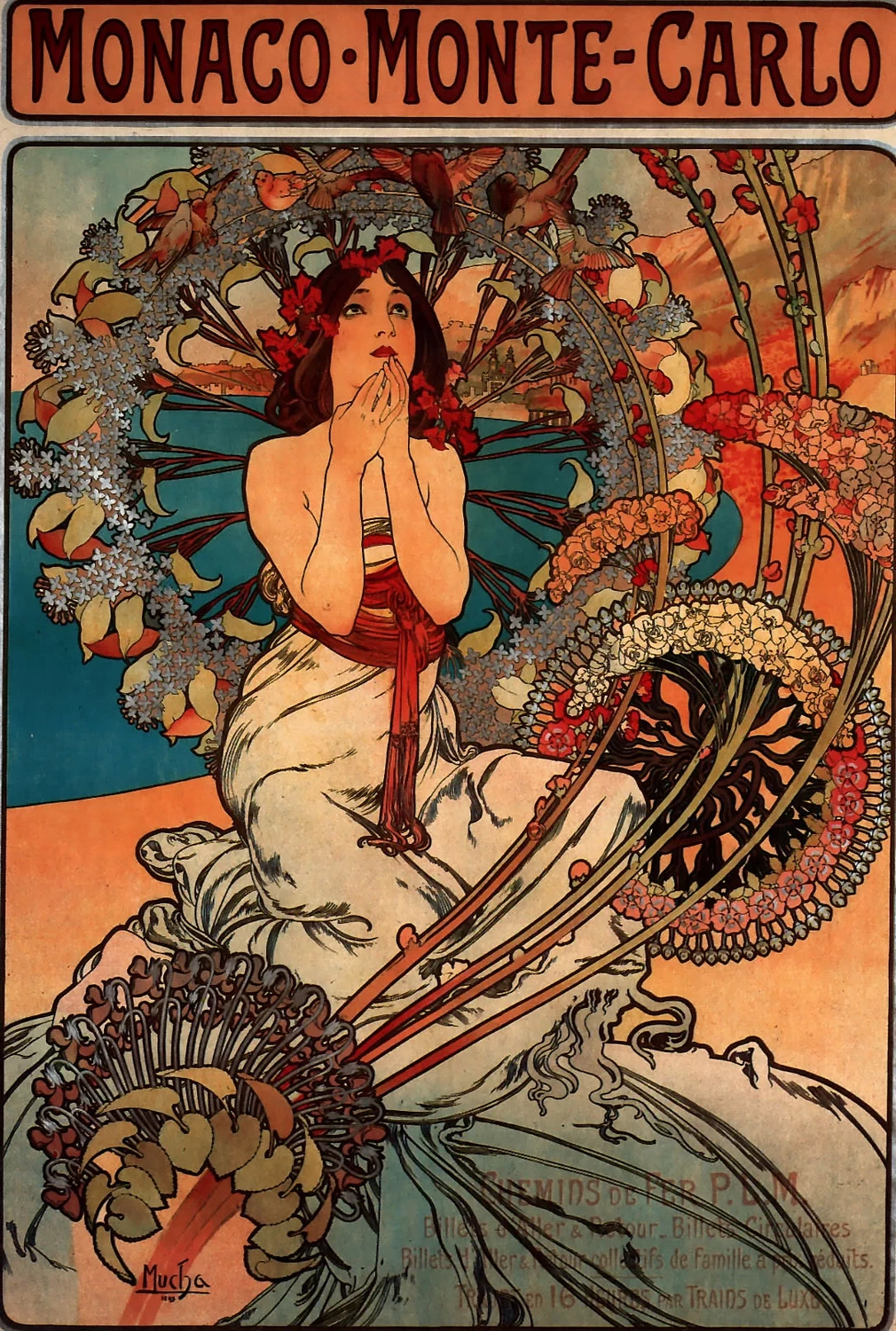 Alfons Mucha - 142, Monaco Monte Carlo